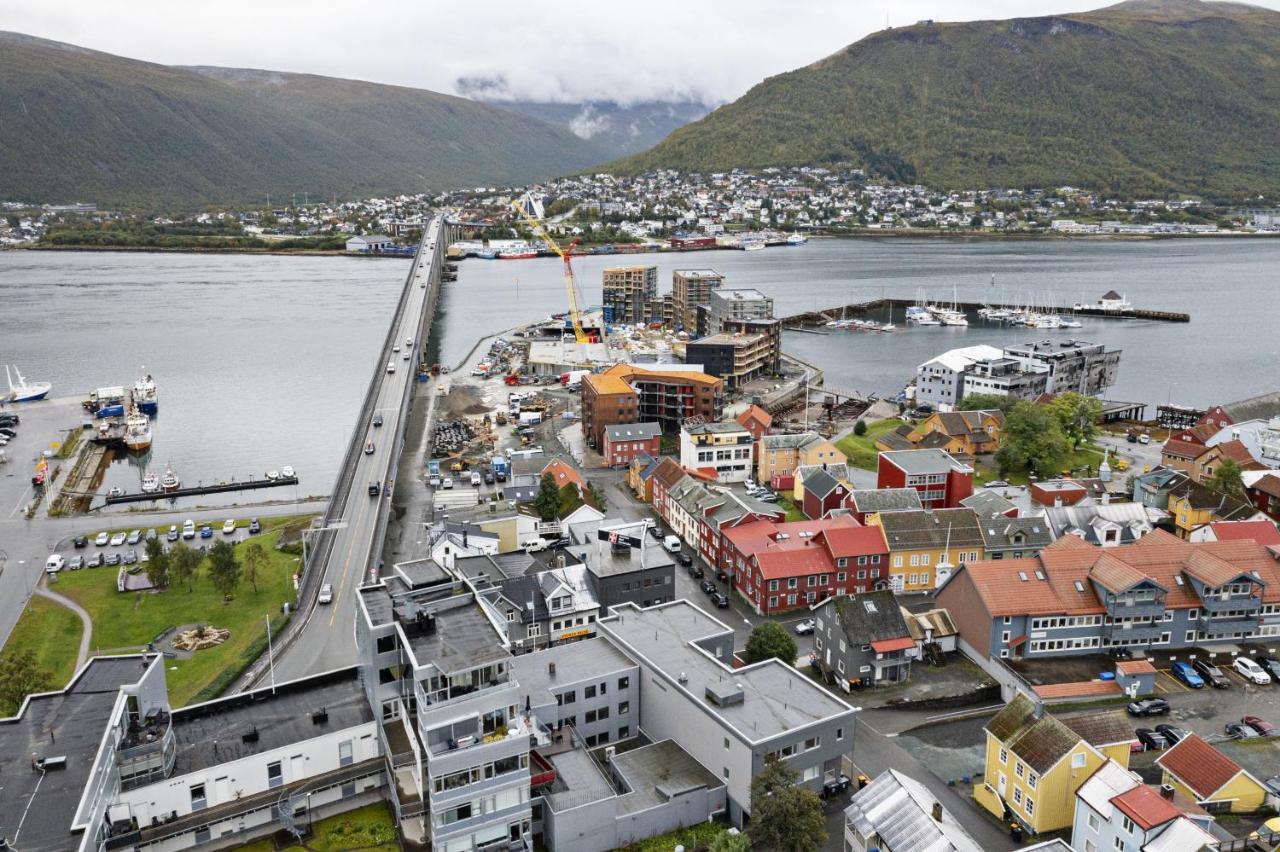 Toppleilighet Med Utsikt I Sentrum Nord Tromsø Eksteriør billede