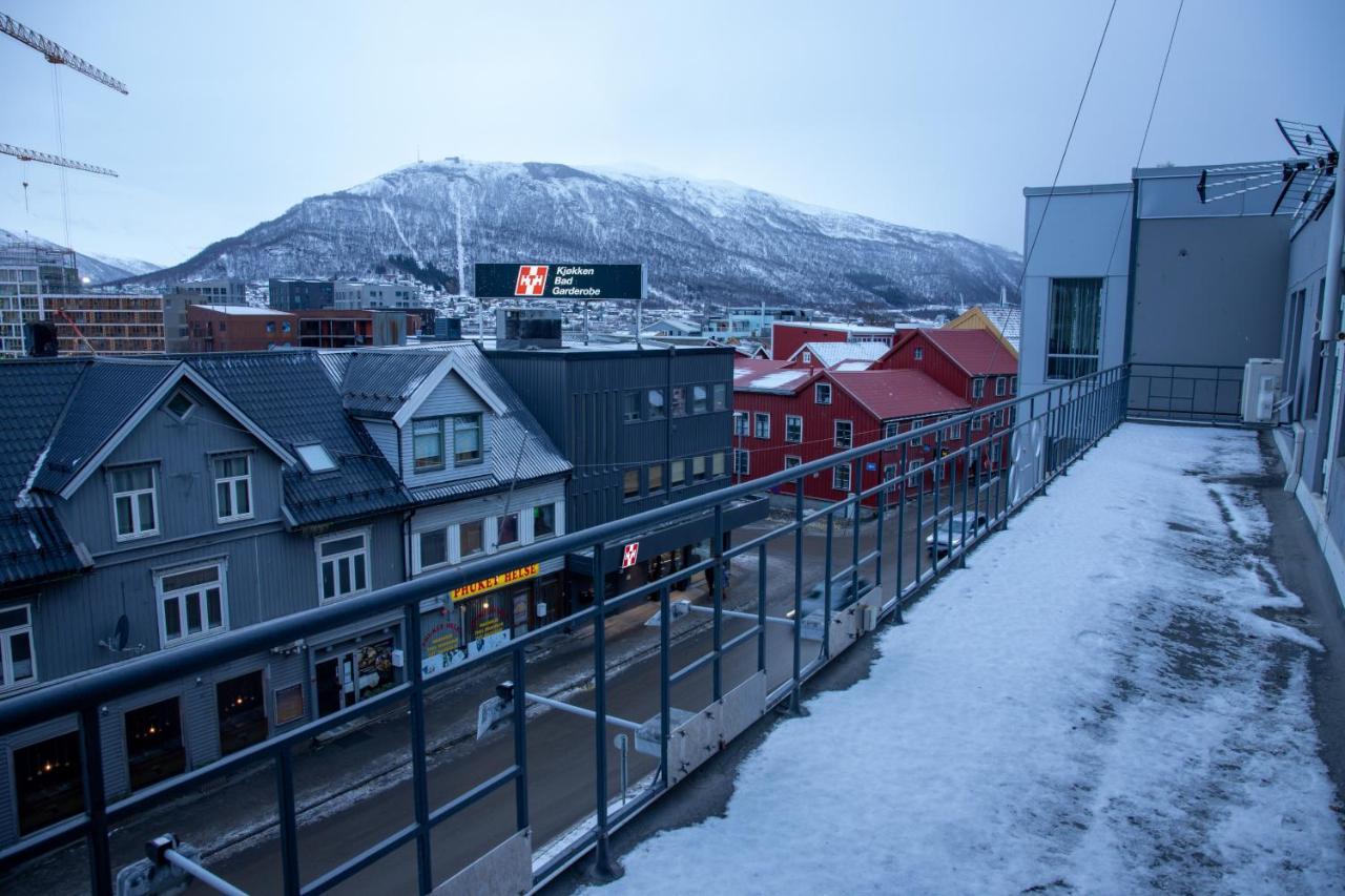 Toppleilighet Med Utsikt I Sentrum Nord Tromsø Eksteriør billede