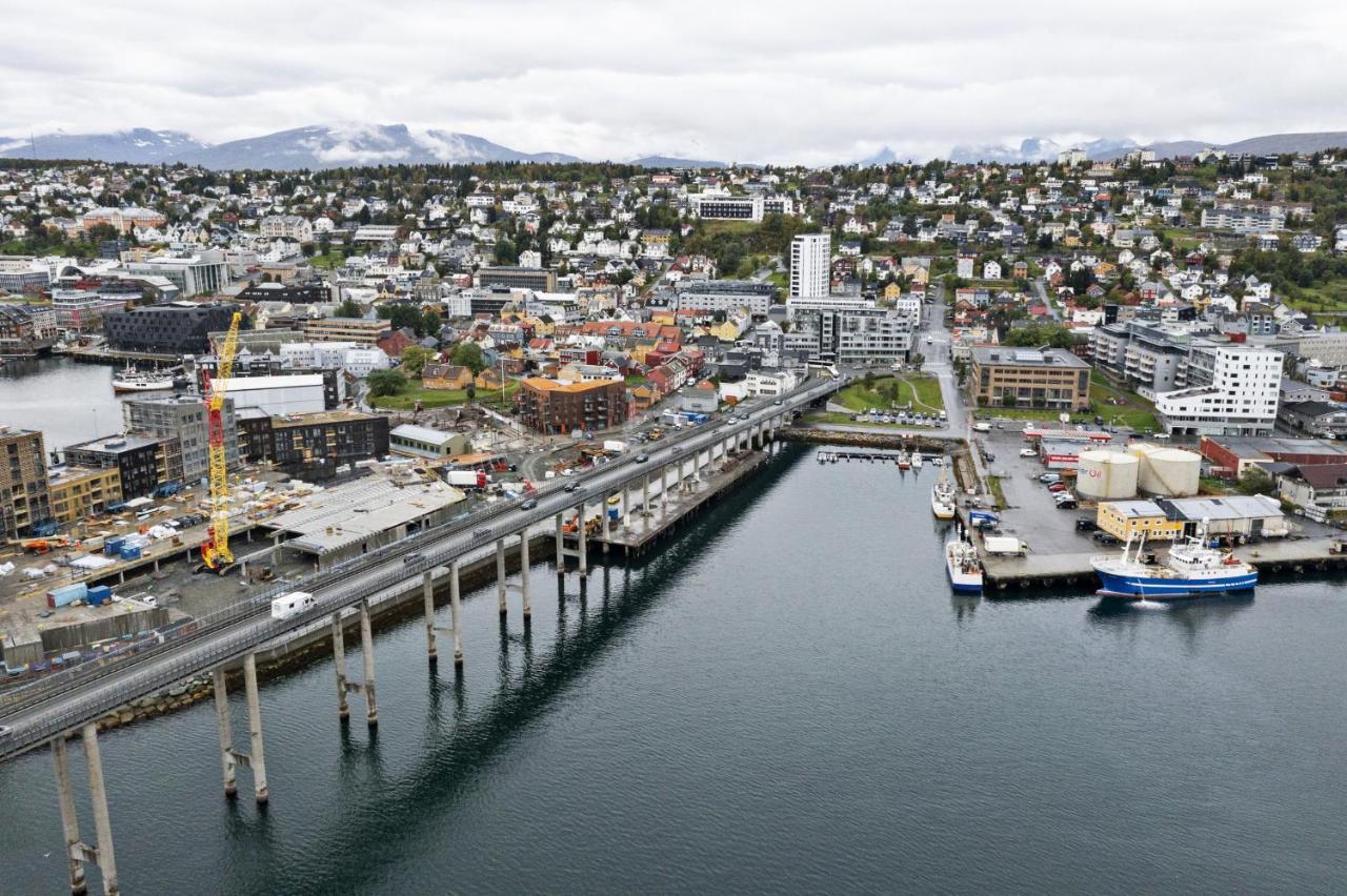 Toppleilighet Med Utsikt I Sentrum Nord Tromsø Eksteriør billede